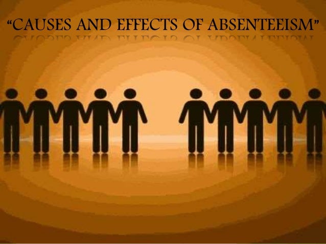 literature review on absenteeism in schools pdf absenteeism reason